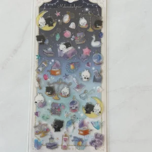 A63-A64 Jelly Sticker Sheet glitter accents - Image 2