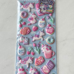 A139-A140 Puffy Sticker Sheet (Left - Pink A140) - Image 2