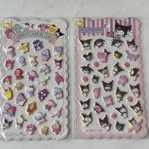 B109/B112 2021 Puffy Sticker Sheet (Kuromi B109)