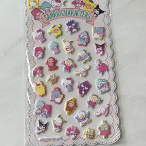 B109/B112 2021 Puffy Sticker Sheet (Kuromi B109) - Image 3