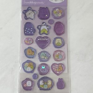 A135-A137 Clear jelly wax seal type stickers (Right - Pink A135) - Image 4