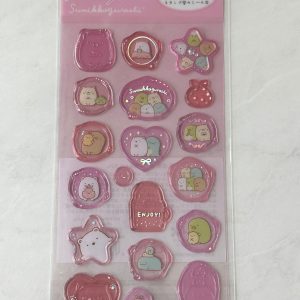 A135-A137 Clear jelly wax seal type stickers (Right - Pink A135) - Image 7
