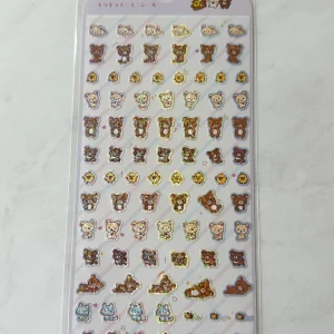 Alternative view of A85-A87 2023 Rila sticker sheet