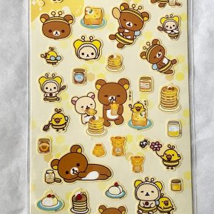 C24 x Rilakkuma meets honey sticker sheet