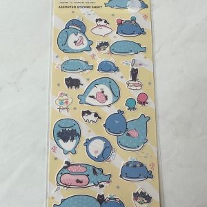 C62-C66 2020 Whale Sticker Sheet (Left - Yellow C66) - Image 3