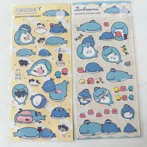 C62-C66 2020 Whale Sticker Sheet (Left - Yellow C66)