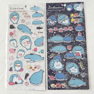 C64-C65 2020 Whale Sticker Sheet (Left - White C64)