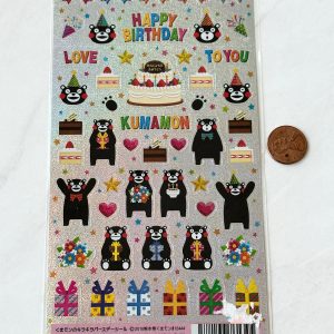2010 Kumamon holo sticker sheet