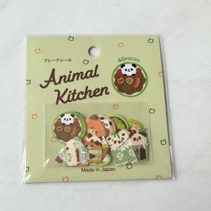 Y28 Animal Kitchen Sticker flakes 40pcs (Bunny - pink) - Image 4