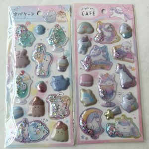 A98-A99 Puffy dry shaker sticker sheet (Left - Multi A98)