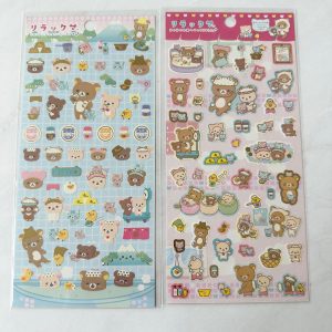 A1-A2 2023 Rilakkuma Sticker Sheet (Left - Pink A2)