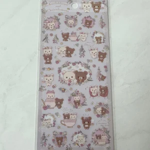Alternative view of A52-A53 2023 Korilakkuma Chairoikoguma Sticker Sheet