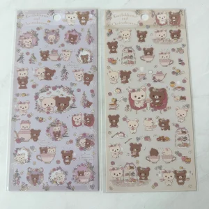 A52-A53 2023 Korilakkuma Chairoikoguma Sticker Sheet