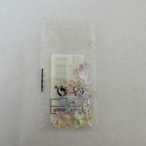 Clear Multisize Tiny heart embellishments 50 pieces - Image 3