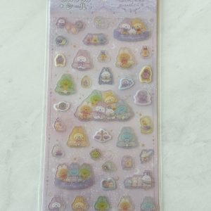 A118-A119 2024 New Sumikko Gurashi sticker sheet clear jelly glitter (Left - Purple A119) - Image 3