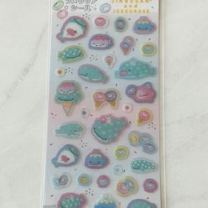A120 2024 New Jinbe sticker sheet clear jelly glitter