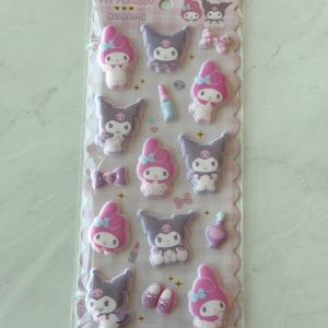 A102-A104 2024 Marshmallow Seal Puffy sticker sheet (Right- Sanrio A102) - Image 2