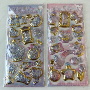 A125-A126 Powder Capsule Dry Shaker Stickers (Left - Purple A126)