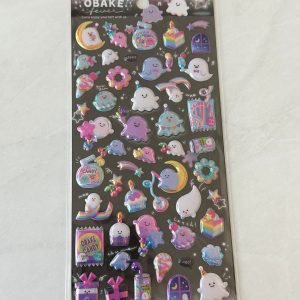 A124 Puffy Iridescent Pearl Sticker Sheet