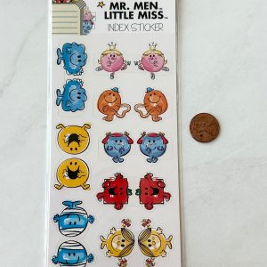 Index sticker sheet