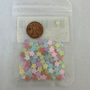 Tiny star gem fallback embellishments apps 100 pieces