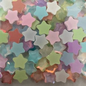 Alternative view of Tiny star gem fallback embellishments apps 100 pieces