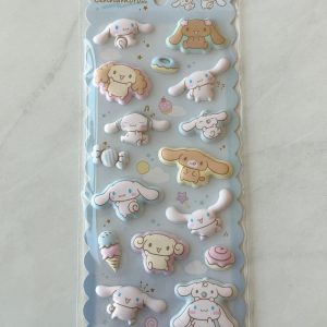 A102-A104 2024 Marshmallow Seal Puffy sticker sheet (Right- Sanrio A102) - Image 3