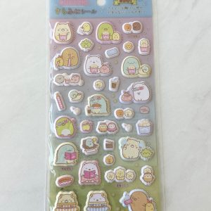 C38 2021 Sumikkogurashi Puffy Seal Sticker Sheet