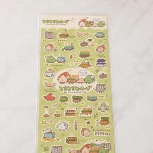 A156-A157 2023 San X Sticker Sheet (Left - Cream A156) - Image 2