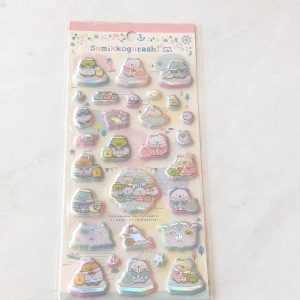 A146-A147 2024 Sticker Sheet Holographic Puffy (Left - Pink A146) - Image 2
