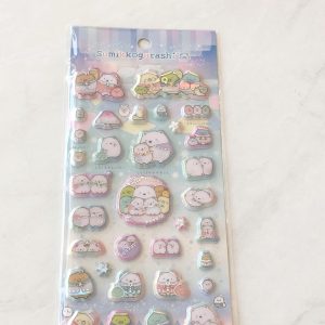 A146-A147 2024 Sticker Sheet Holographic Puffy (Left - Pink A146) - Image 3