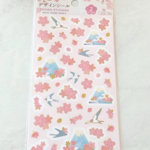 B33 Cherry Blossom Sakura Sticker Sheet