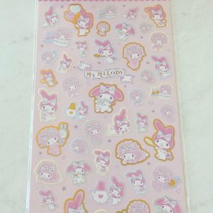B100-B101 2021 Gold Accent Sticker Sheet (Left - MMelody B100) - Image 2