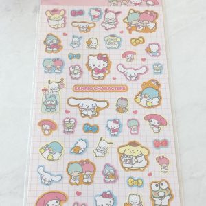 B104-B105 2021 Gold Accent Sticker Sheet (Right - Chars B105) - Image 3