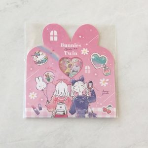 Y4 Bunnies sticker flakes