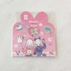 Y4 Bunnies sticker flakes