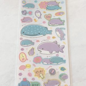 B40-B41 2021 Whale Sticker Sheet (Left - white B40) - Image 3