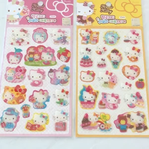 B206-B207 2018 Jelly Glitter Sticker Sheet