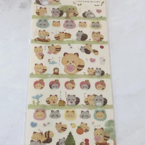 B73-B74 Kokoro Araiguma 2020 Sticker Sheet - Image 3