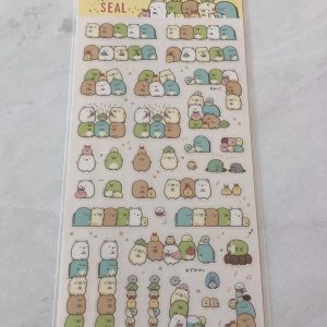 B279-B280 2019 Sumikko seal sticker sheet (Left - Pink B279) - Image 3
