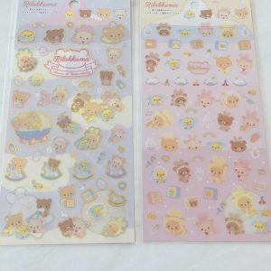 B181-B182 2021 Rilakkuma sticker sheet (Right - Yellow B182)