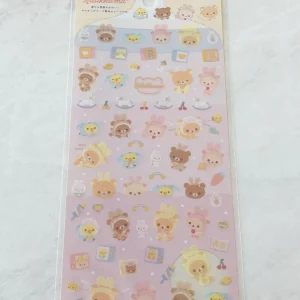 B181-B182 2021 Rilakkuma sticker sheet - Image 3