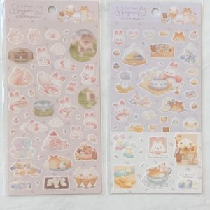 A185-A186 2024 Sugar Cocomuu Sticker Sheet (Left - Pink A186)