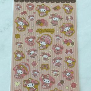 D107-D108 2021 Gold Accent Sticker Sheet (Left - MMelody D107) - Image 2