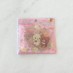 X1 2019 Korilakkuma and chairoikoguma Sticker flakes