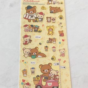 A187 2023 Rilakkuma Sticker Sheet (Left - White) - Image 3