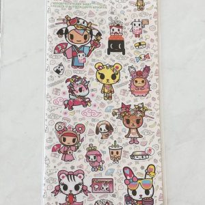 A205-A206 Daiso Tokidoki sticker sheet (Right - Mint A206) - Image 2