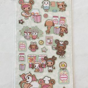 A205-A206 Daiso Tokidoki sticker sheet (Right - Mint A206) - Image 3
