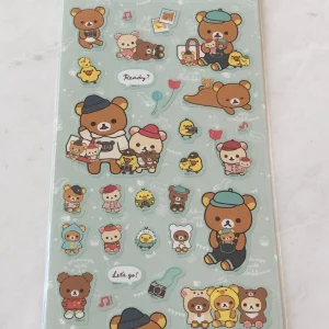 A211-A212 2023 Rilakkuma Sticker Sheet - Image 2