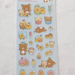 A220-A221 2023 Rilakkuma Sticker Sheet (Right - Blue A221) - Image 3